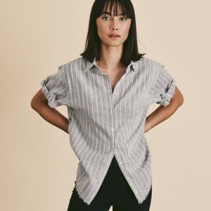 LINE THE LABEL - Ulla Shirt,  100% Cotton, Size XS